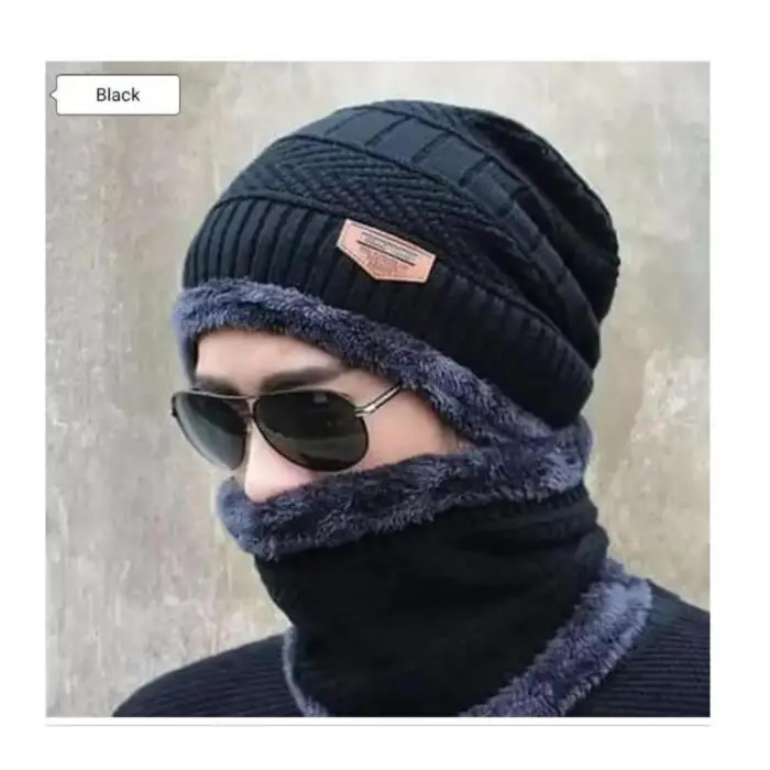 Unisex Beanie Wool Cap With Neck Warmer: A Perfect Winter Essential