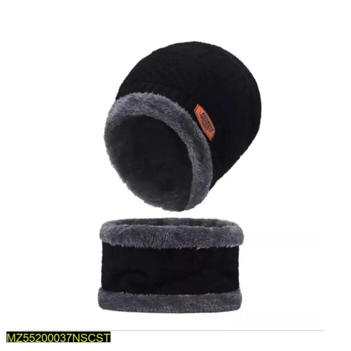 Unisex Beanie Wool Cap With Neck Warmer: A Perfect Winter Essential